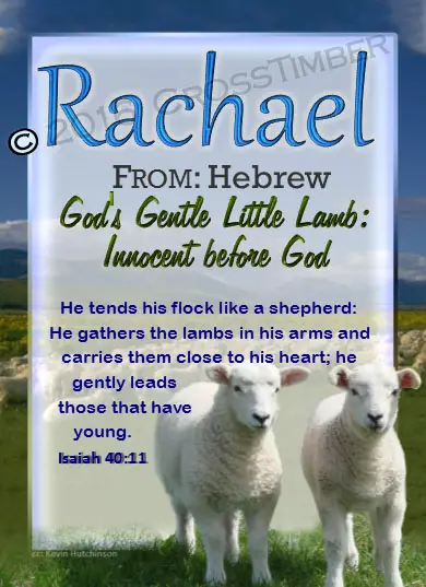 Biblical Meaning of the Name Rachel