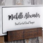 Business Name Plate for Door