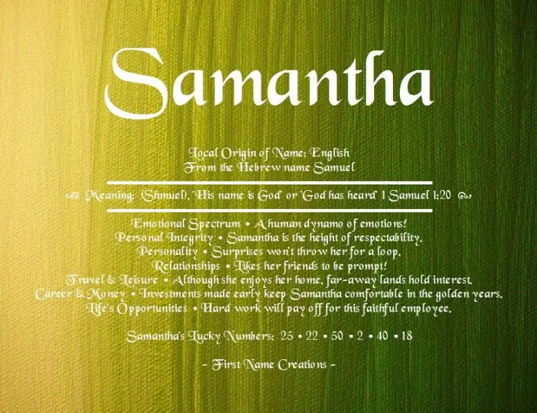 is-samantha-a-biblical-name