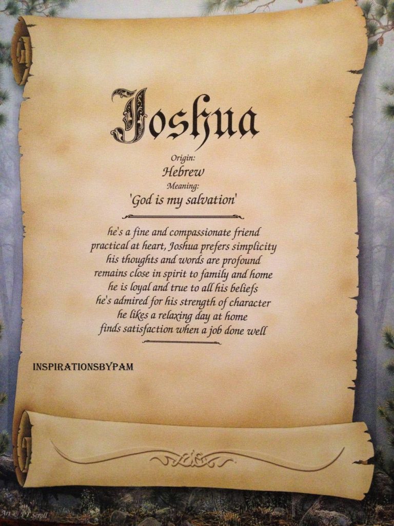 Meaning of the Name Joshua in Hebrew