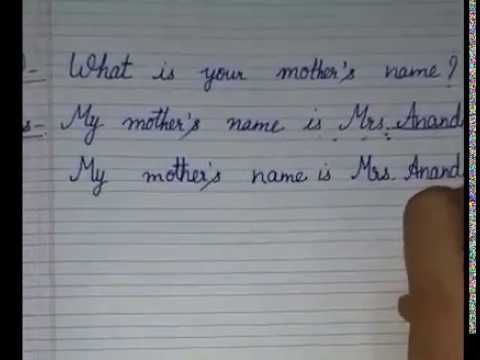 Mother'S Name