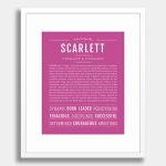 Spiritual Meaning of the Name Scarlett
