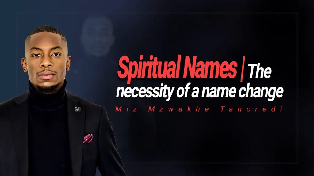 Spiritual Name Change