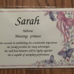 The Meaning of Name Sarah