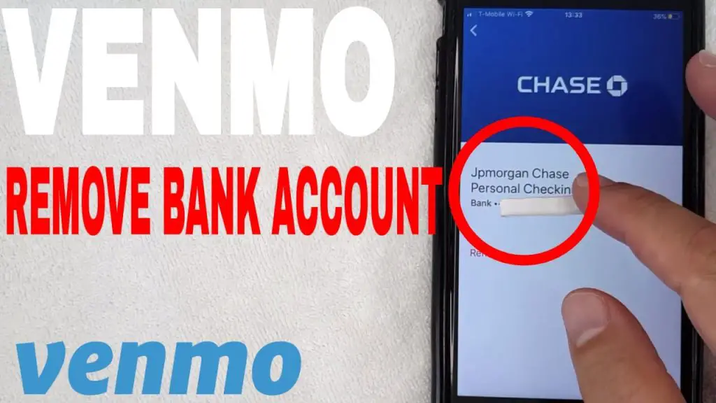 Venmo Remove Bank Account