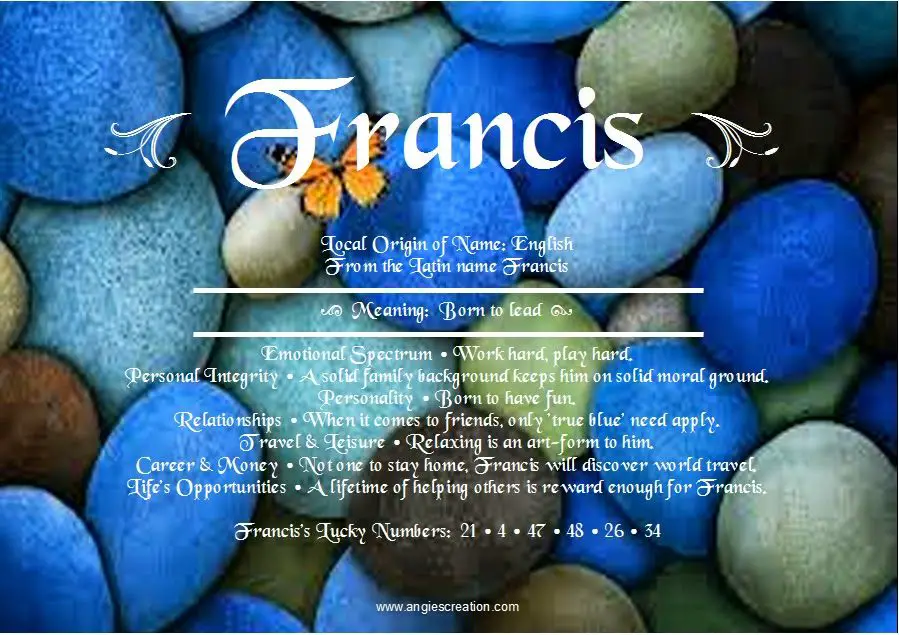 What is the Meaning of Name Francis