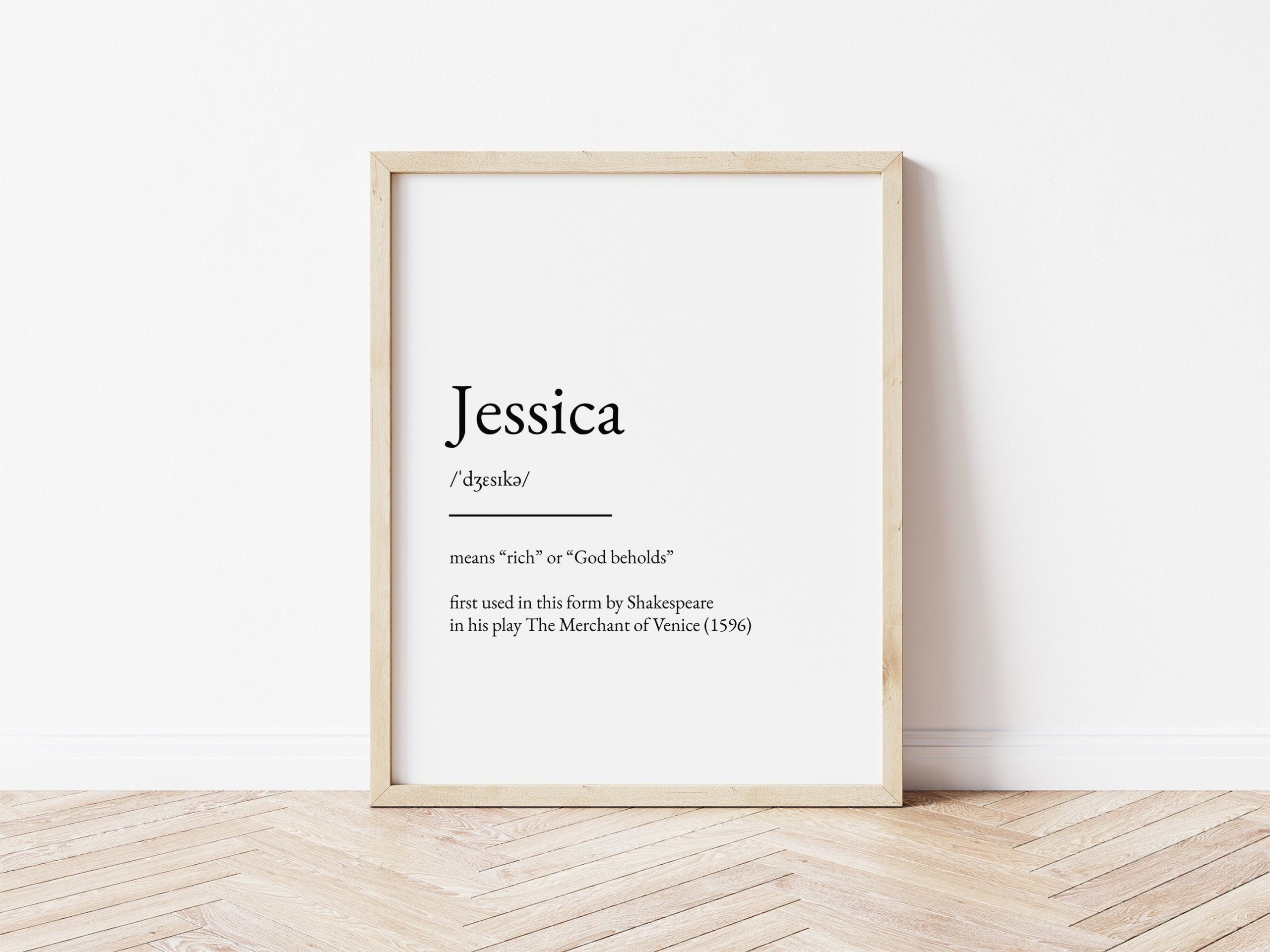 What is the Meaning of Name Jessica