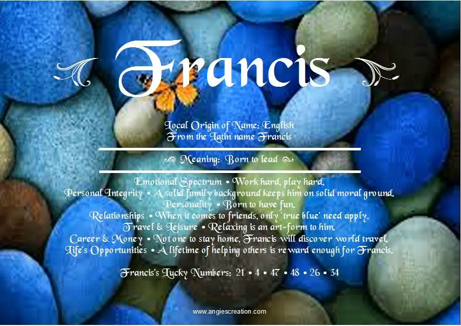 What is the Meaning of the Name Francis