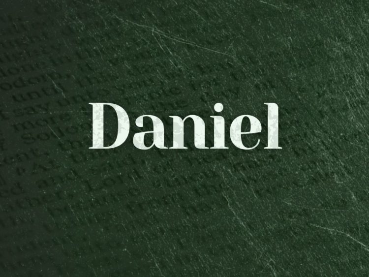 Meaning for the Name Daniel