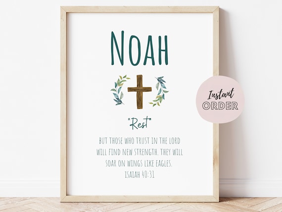 Meaning for the Name Noah