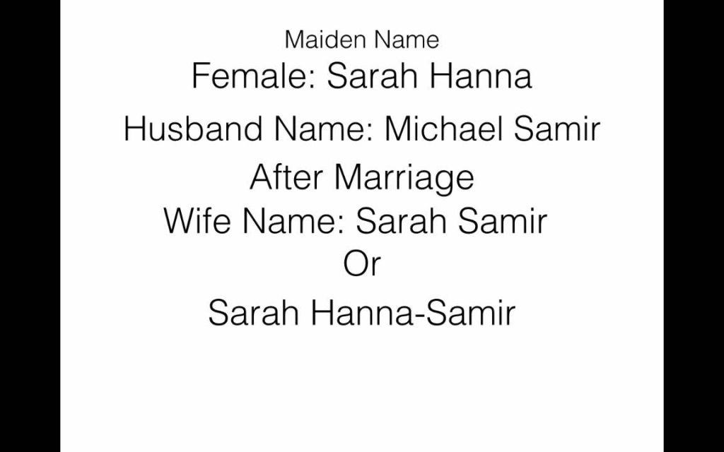 Mother'S Maiden Name Meaning