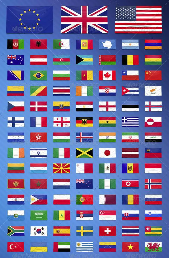 The World Flags With Names